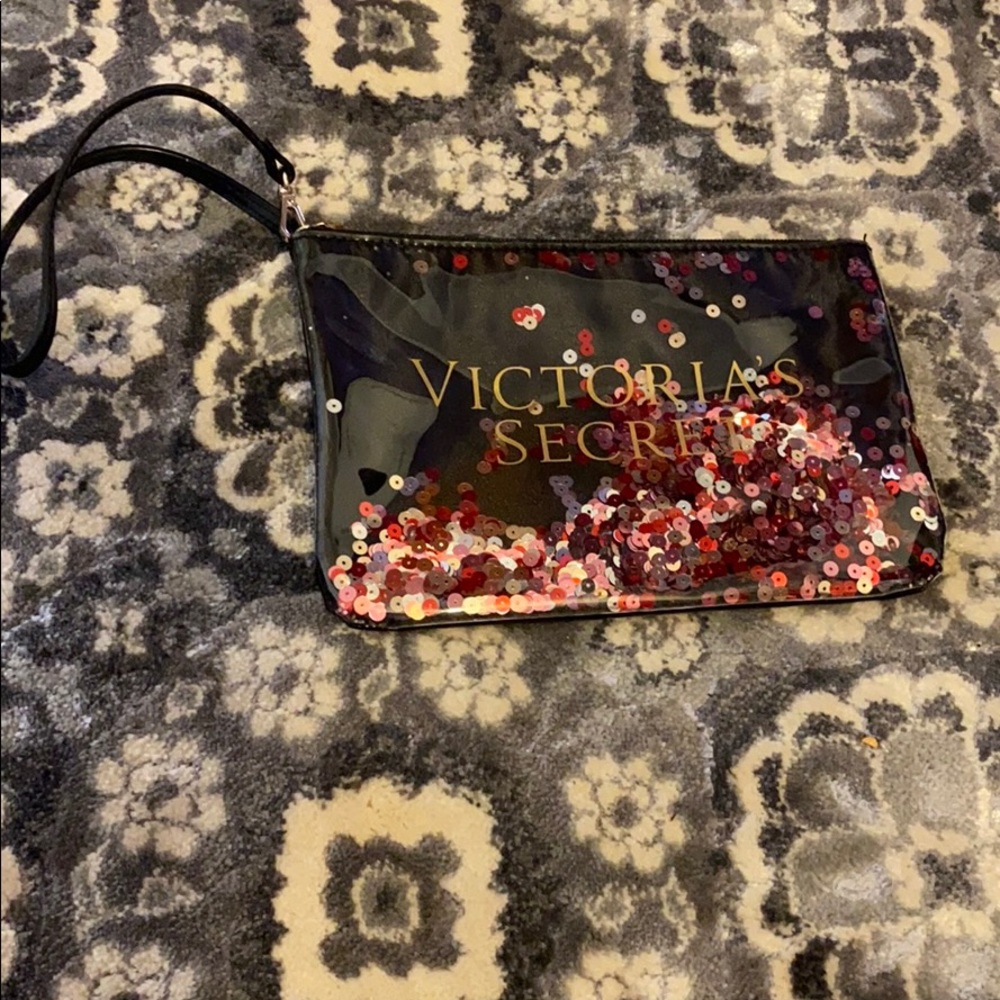 Victoria’s Secret confetti makeup bag